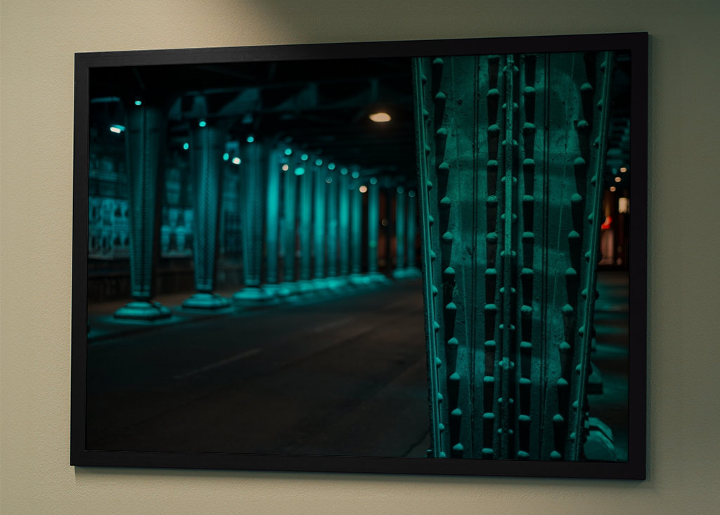 Alte Eisenbahnbrücke in Köln