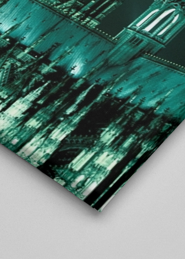 Katedra w Kolonii nocą 