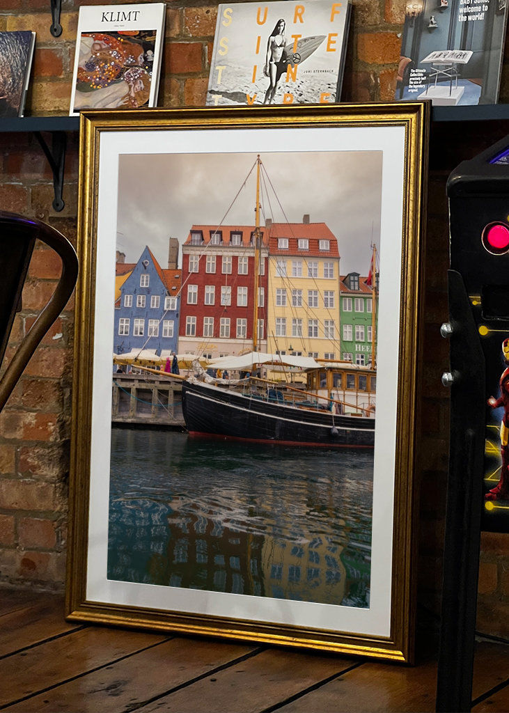 Schwere Wolken über Nyhavn