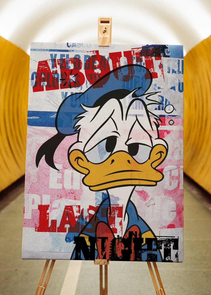 pop art - donald duck