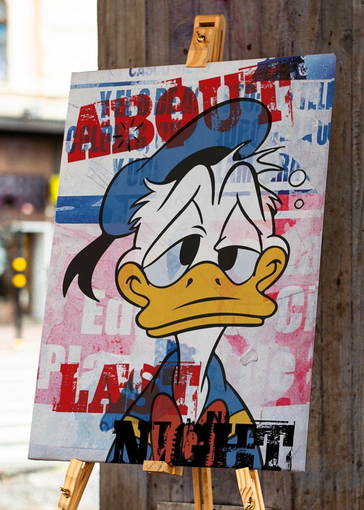 pop art - donald duck