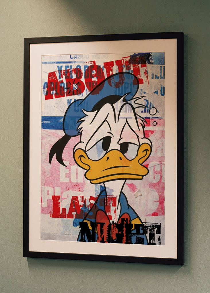 pop art - donald duck