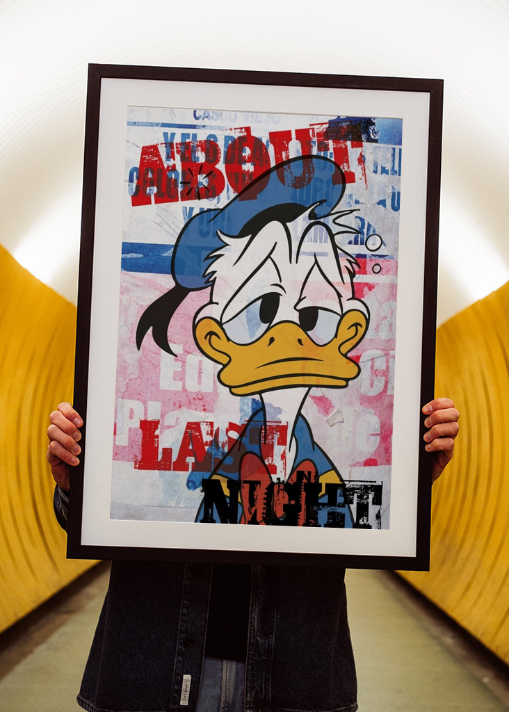 pop art - donald duck