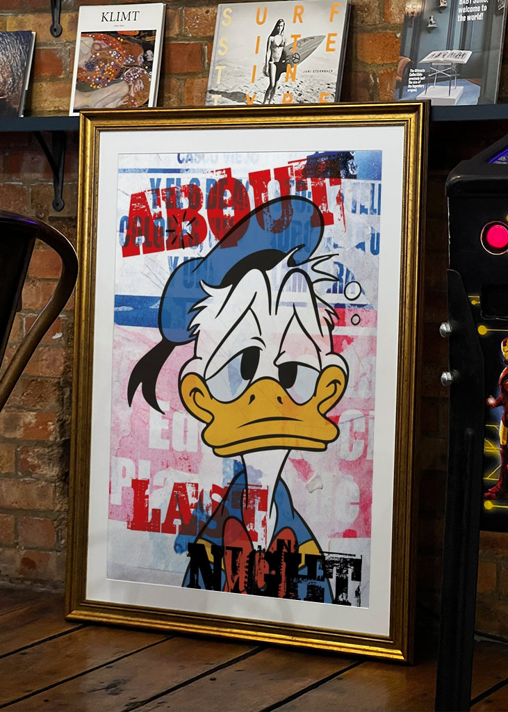 pop art - donald duck