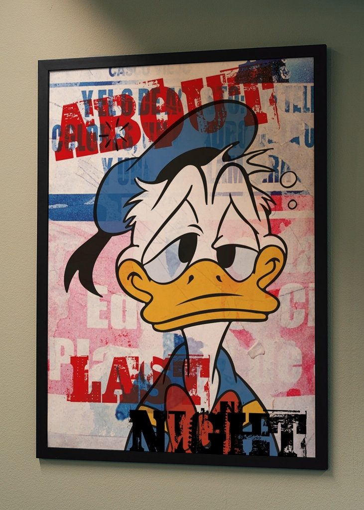 pop art - donald duck