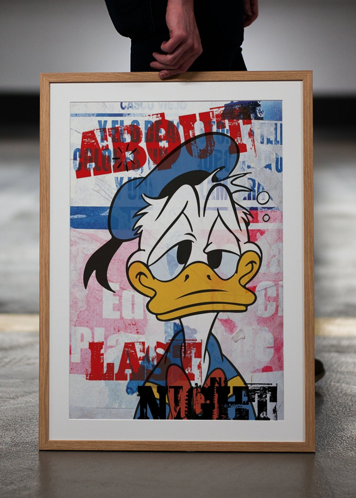 pop art - donald duck