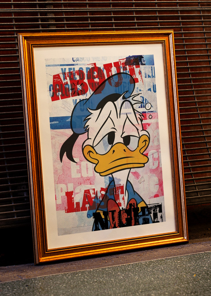 pop art - donald duck