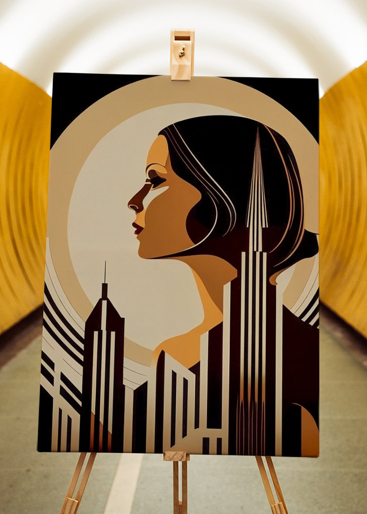 Skyline Muse - Art Deco