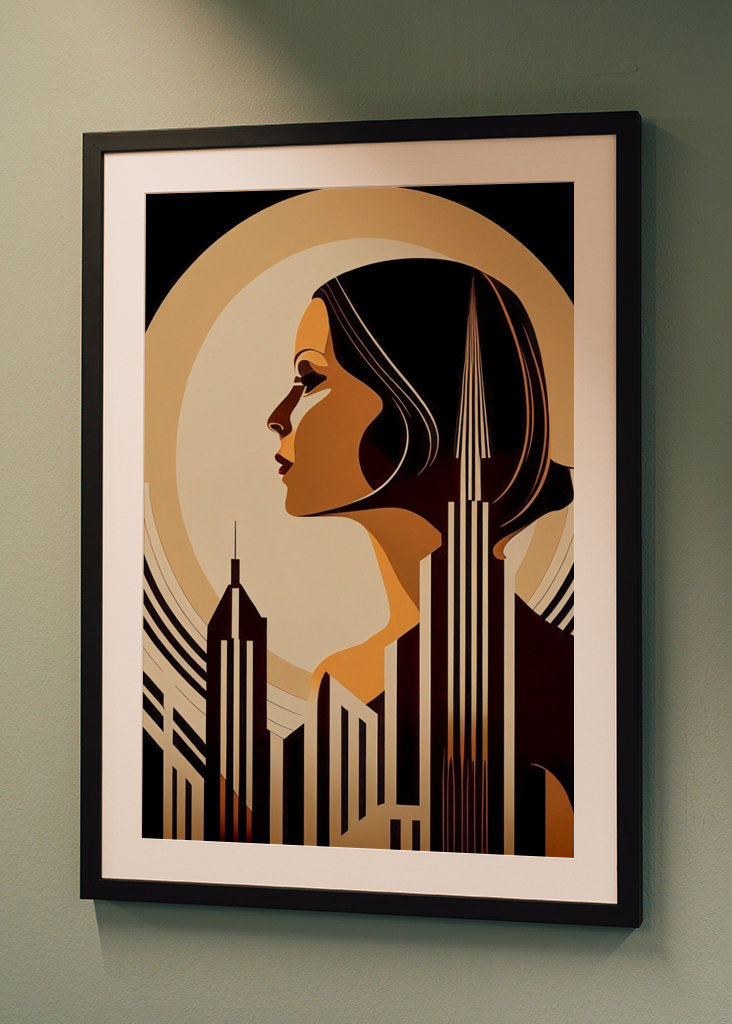 Skyline Muse - Art Deco