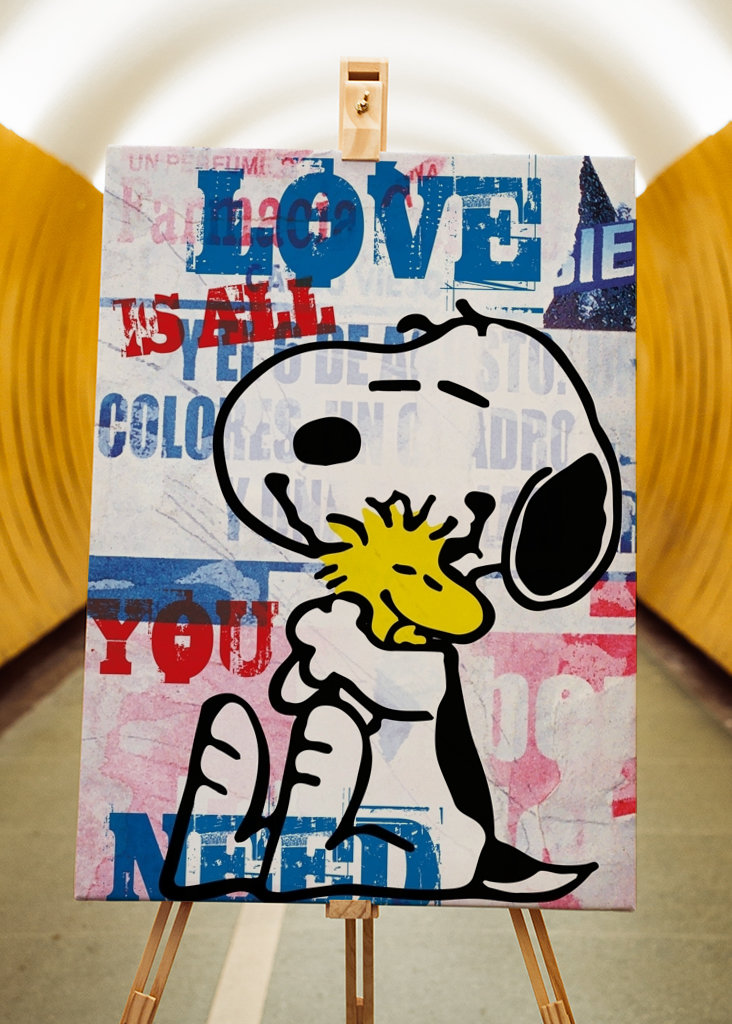 pop art - snoopy