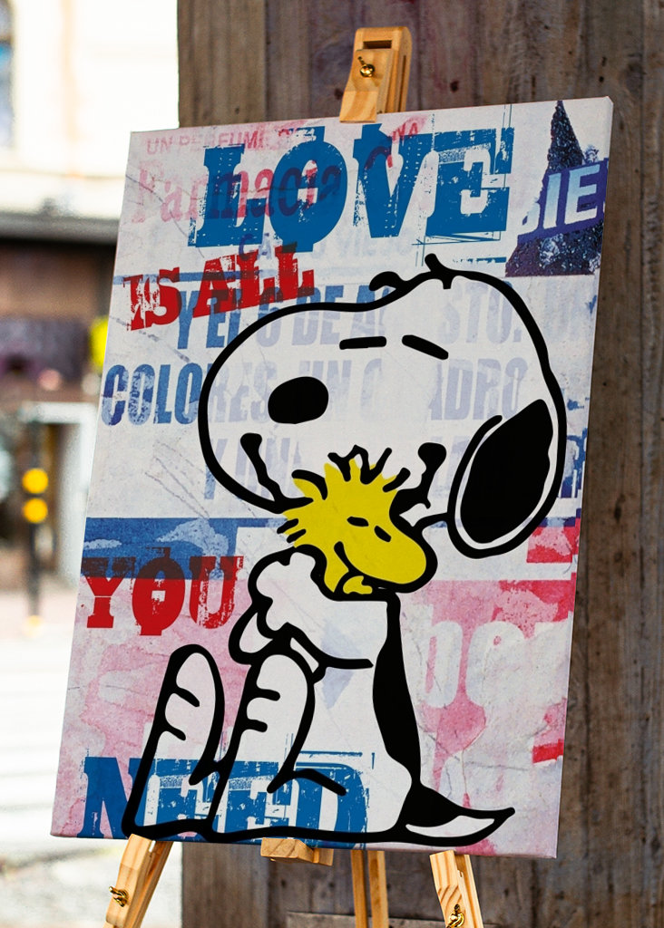 pop art - snoopy