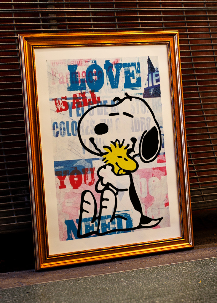 pop art - snoopy