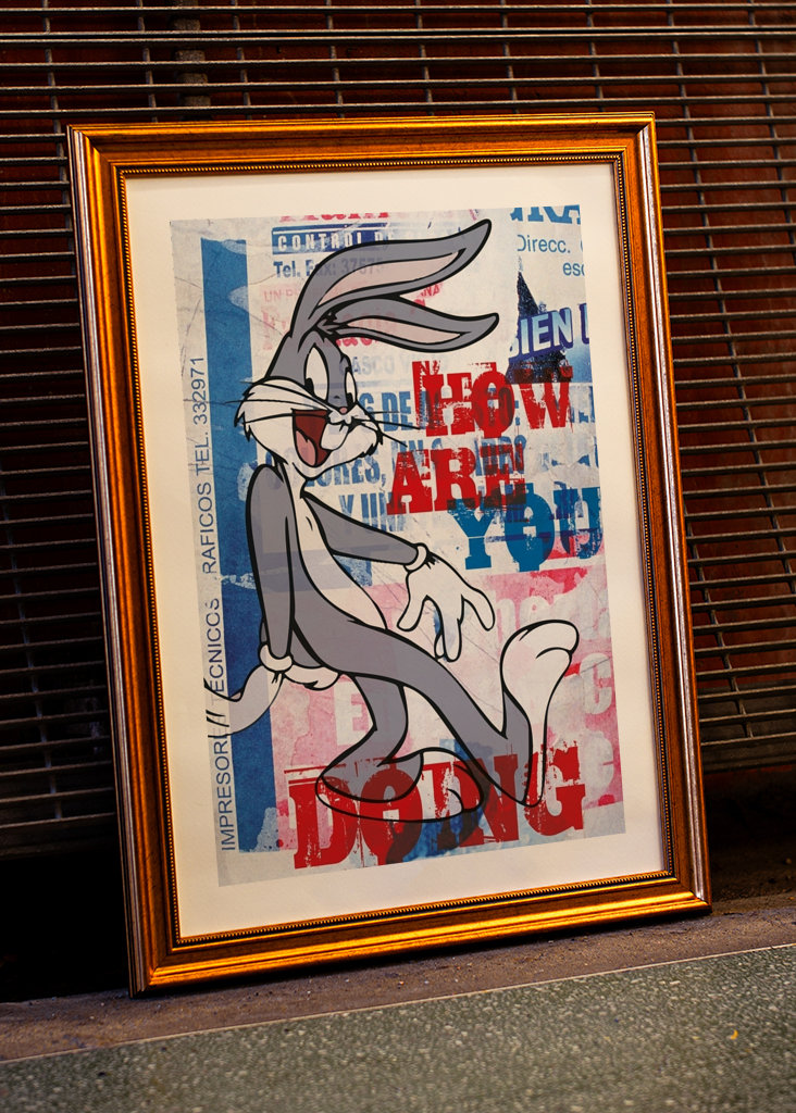pop art - bugs bunny