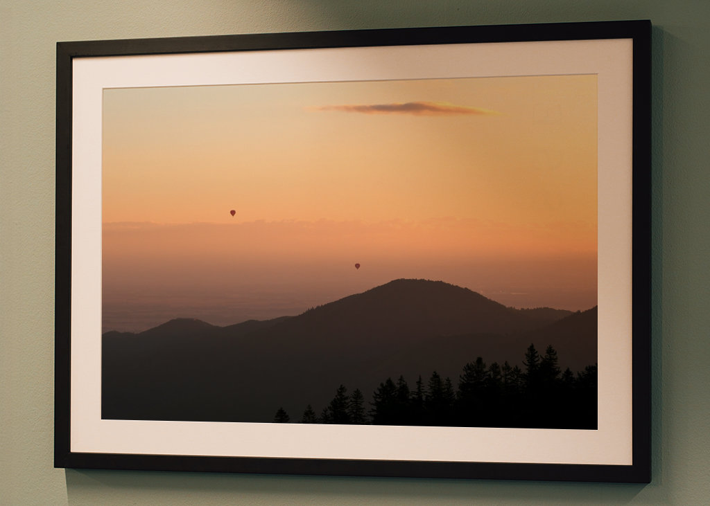 Let horkovzdušným balonem za úsvitu