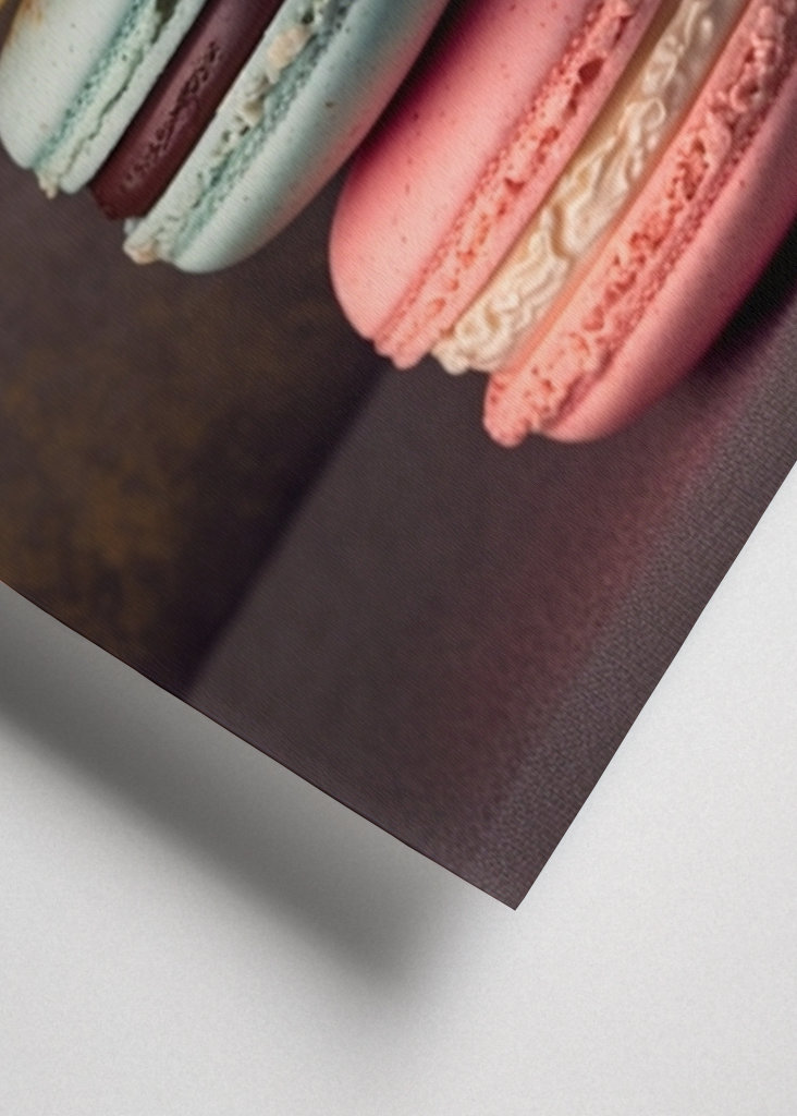 Colorful delicious macarons