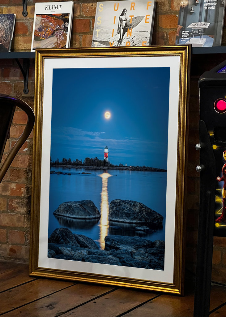 Maanlicht boven Fjärdgrund