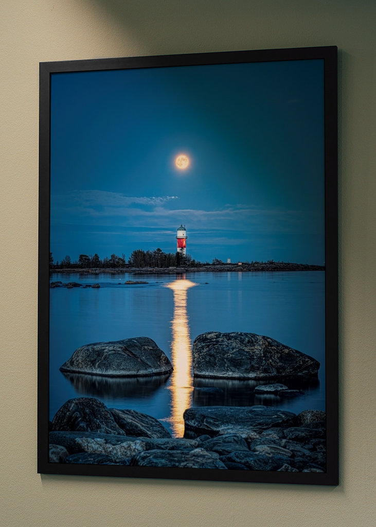 Maanlicht boven Fjärdgrund