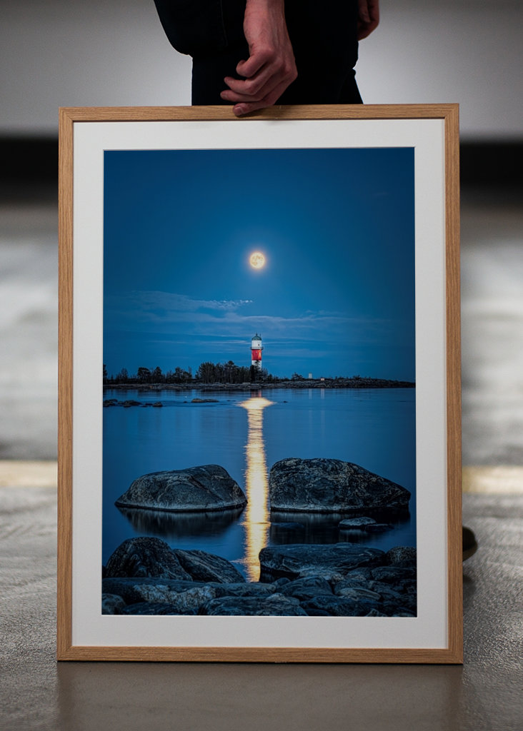 Maanlicht boven Fjärdgrund