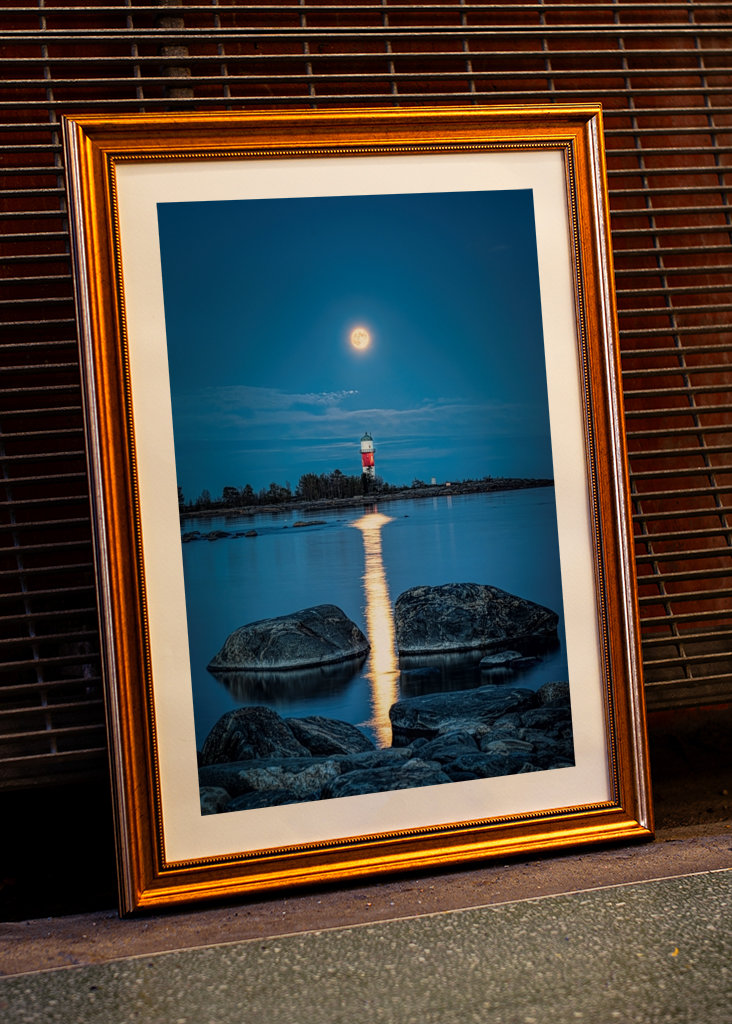 Maanlicht boven Fjärdgrund