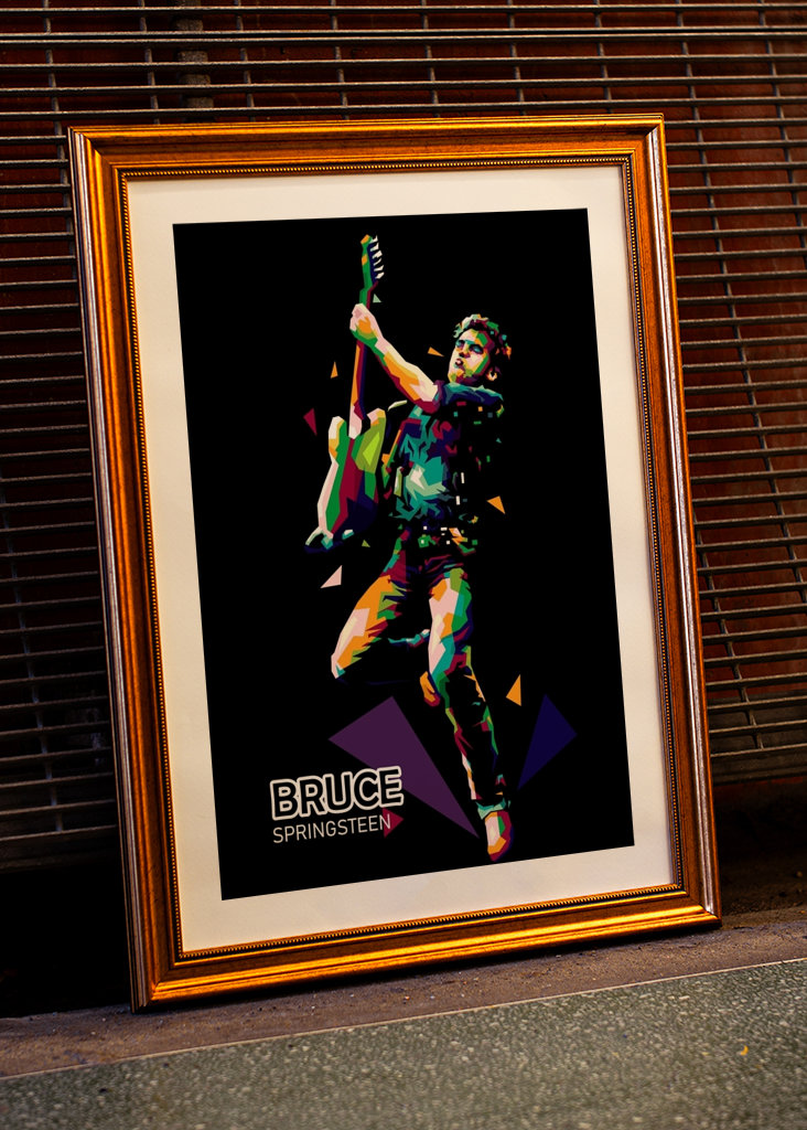 BRUCE SPRINGSTEEN WPAP KUNST
