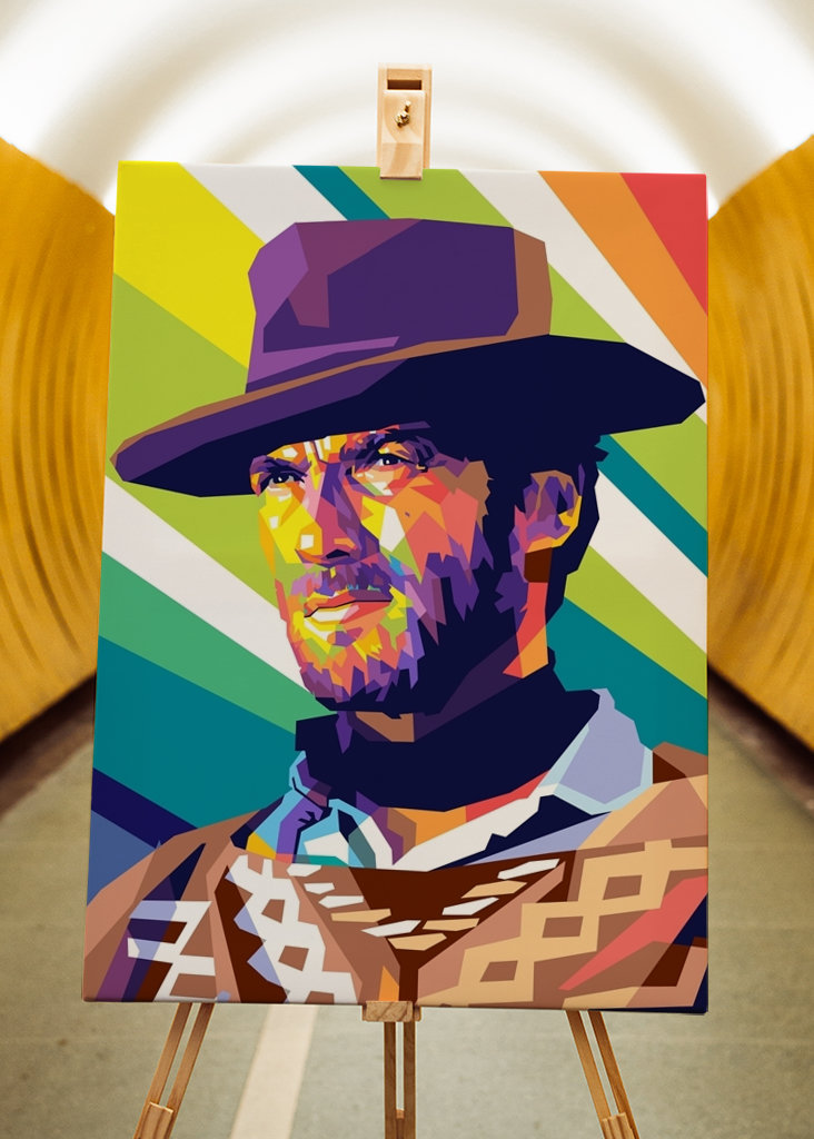 Clint Eastwood Pop Art