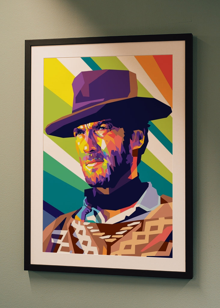 Clint Eastwood Pop Art