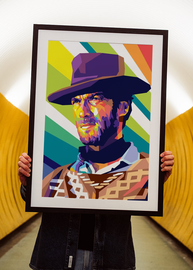 Clint Eastwood Pop Art