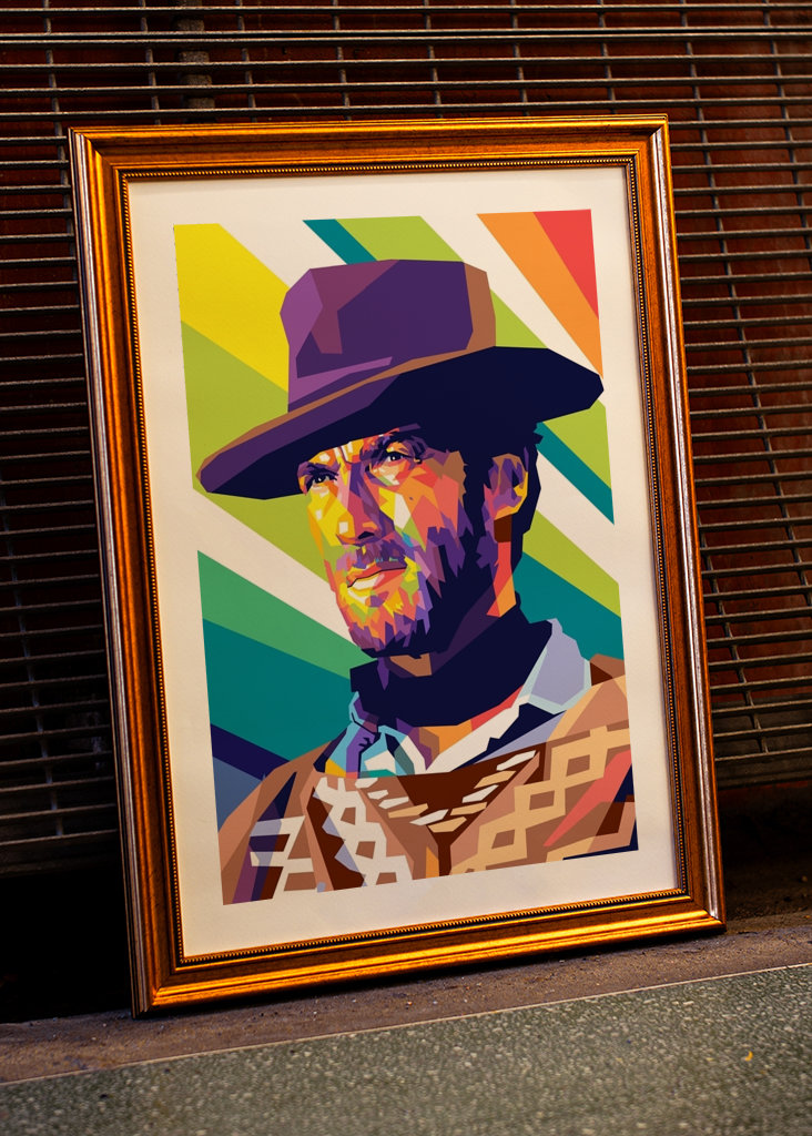 Clint Eastwood Pop Art