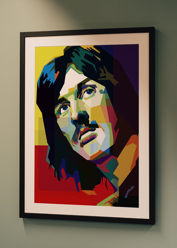John Bonham Pop Art WPAP