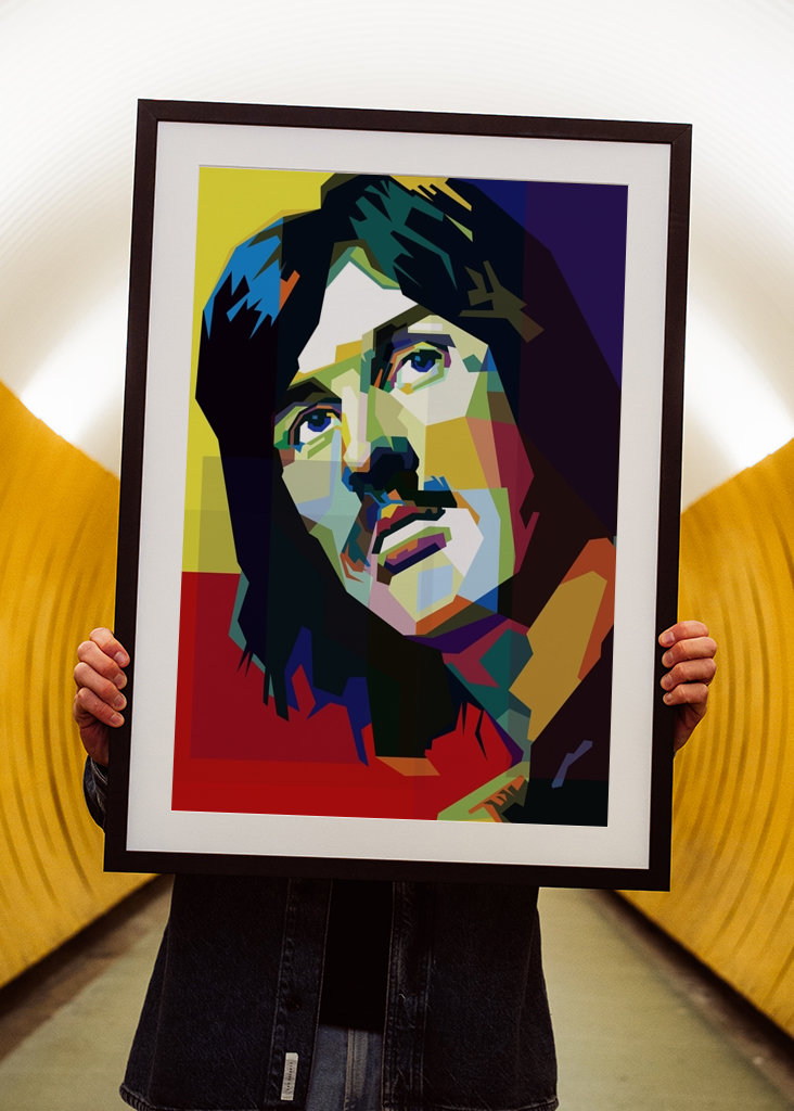 John Bonham Pop Art WPAP