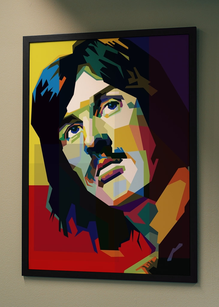 John Bonham Pop Art WPAP