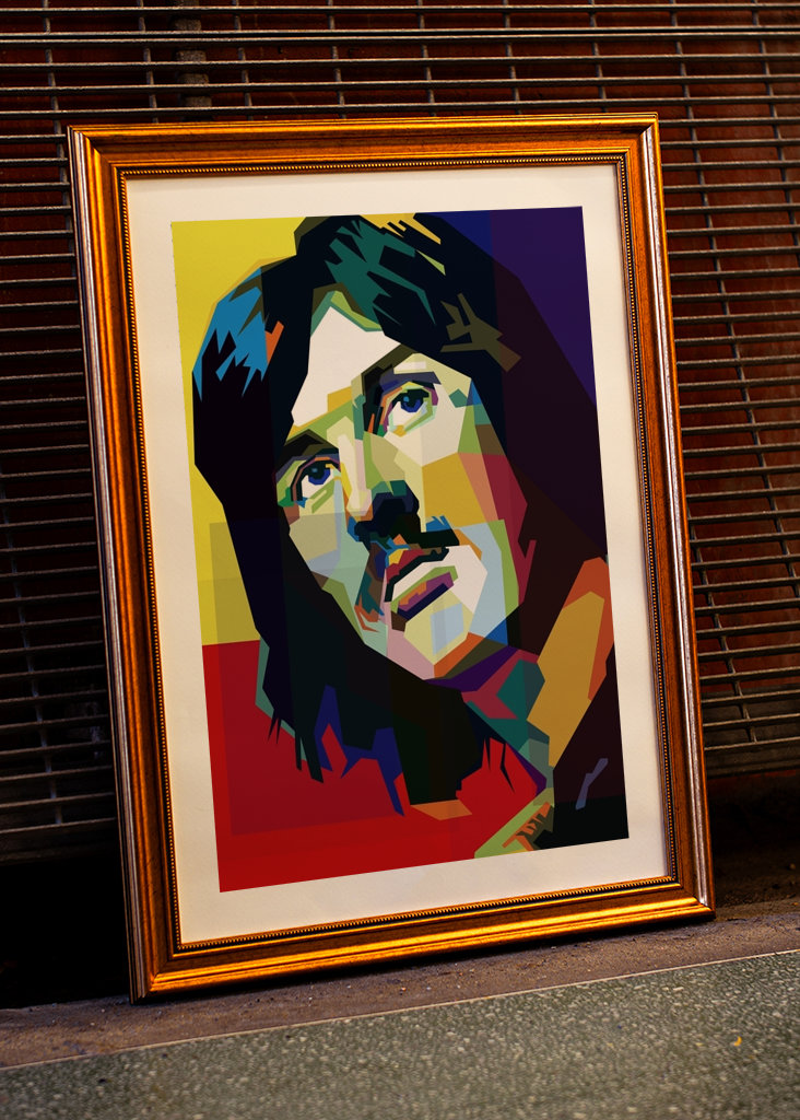 John Bonham Pop Art WPAP