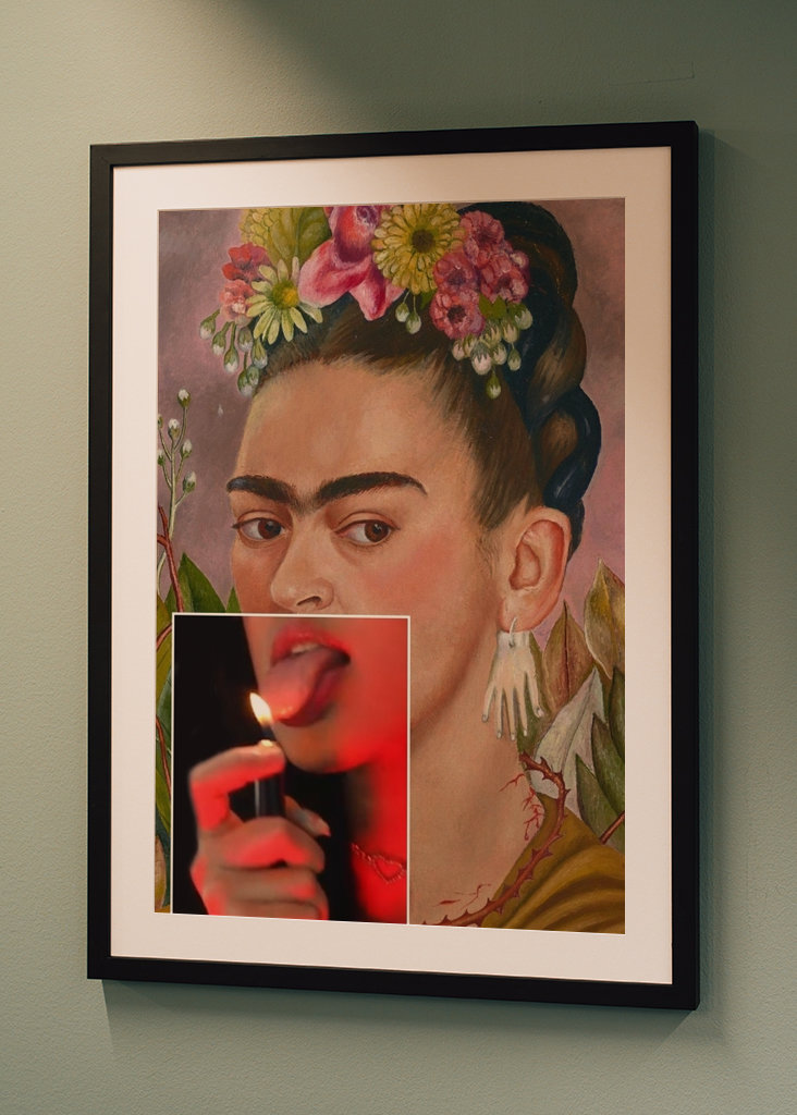 Frida on fire