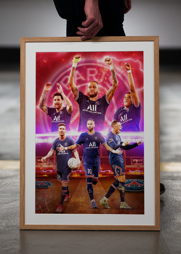 Messi Neymar Mbappé 