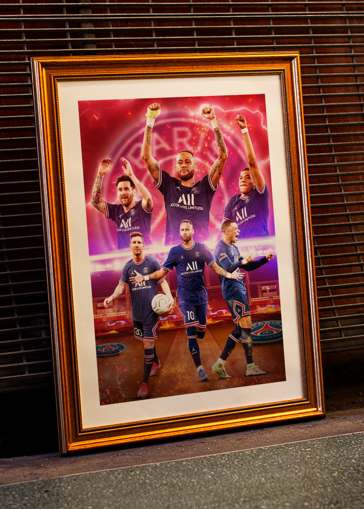 Messi Neymar Mbappé 