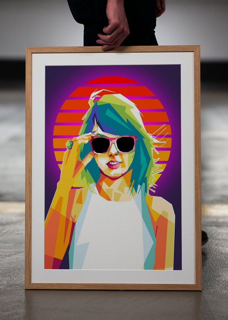 Taylor Swift Pop Art x Retro