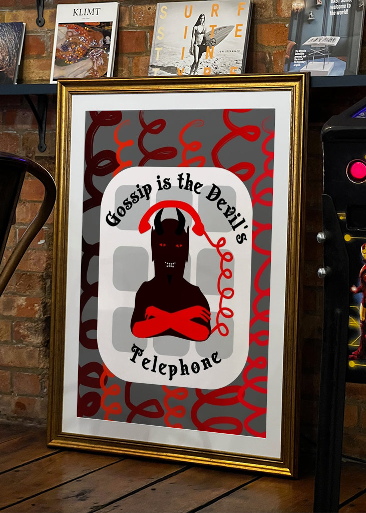 Klatsch und Tratsch des Teufels Telefon