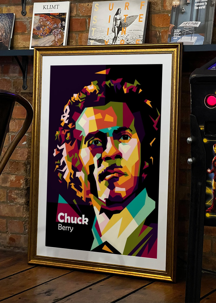 Chuch Berry in WPAP ART