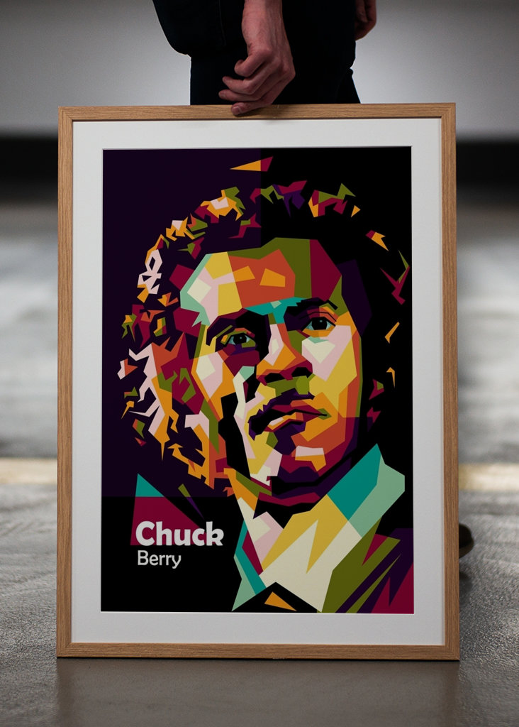 Chuch Berry in WPAP ART