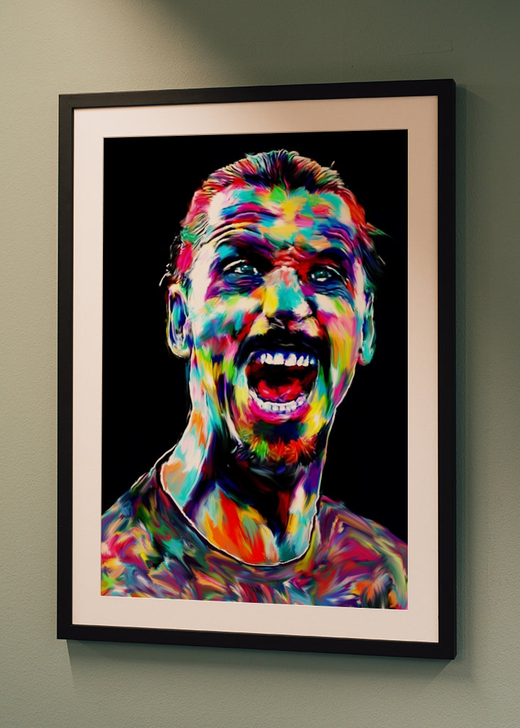 Zlatan Ibrahimović pop art