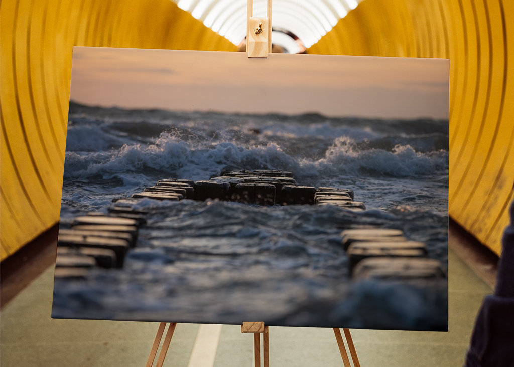 Groynes in the Baltic Sea