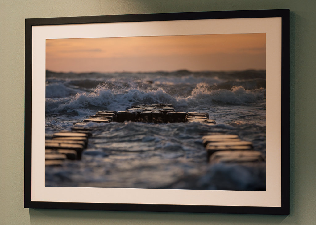 Groynes in the Baltic Sea