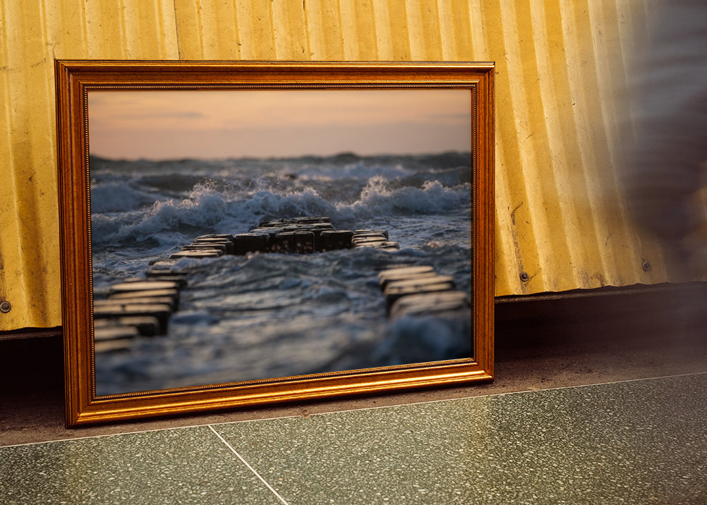 Groynes in the Baltic Sea