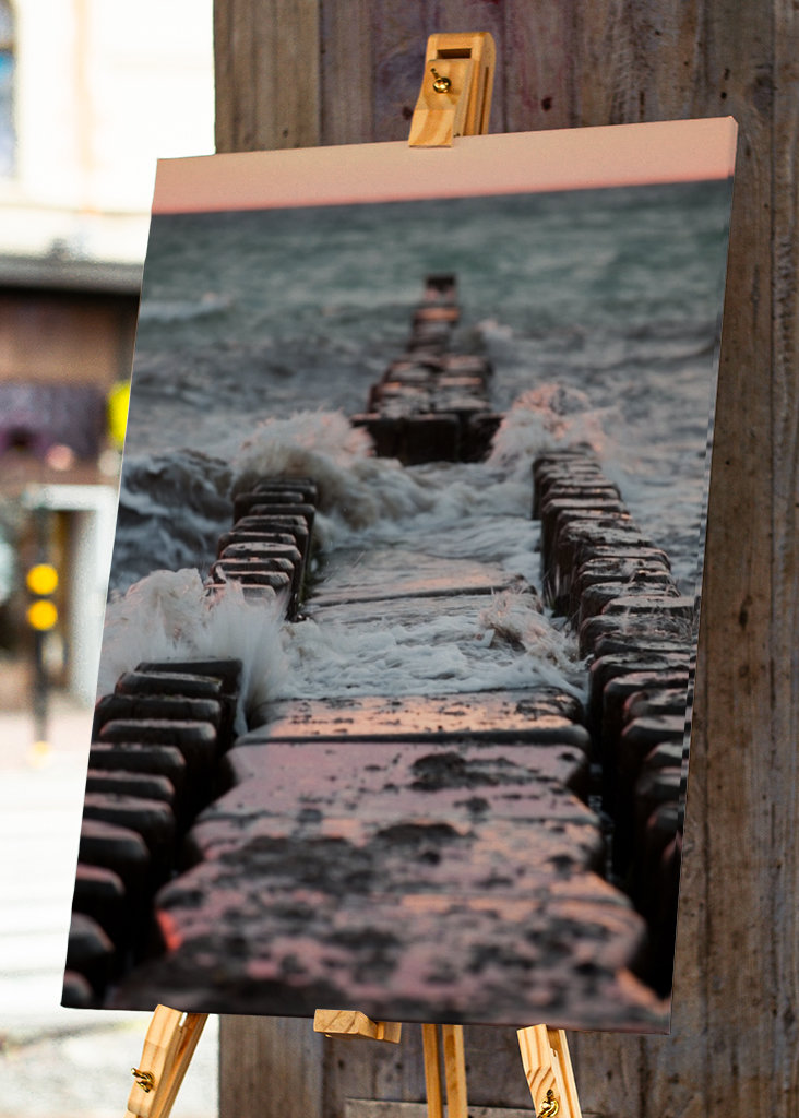 Buhnen am Ostseestrand