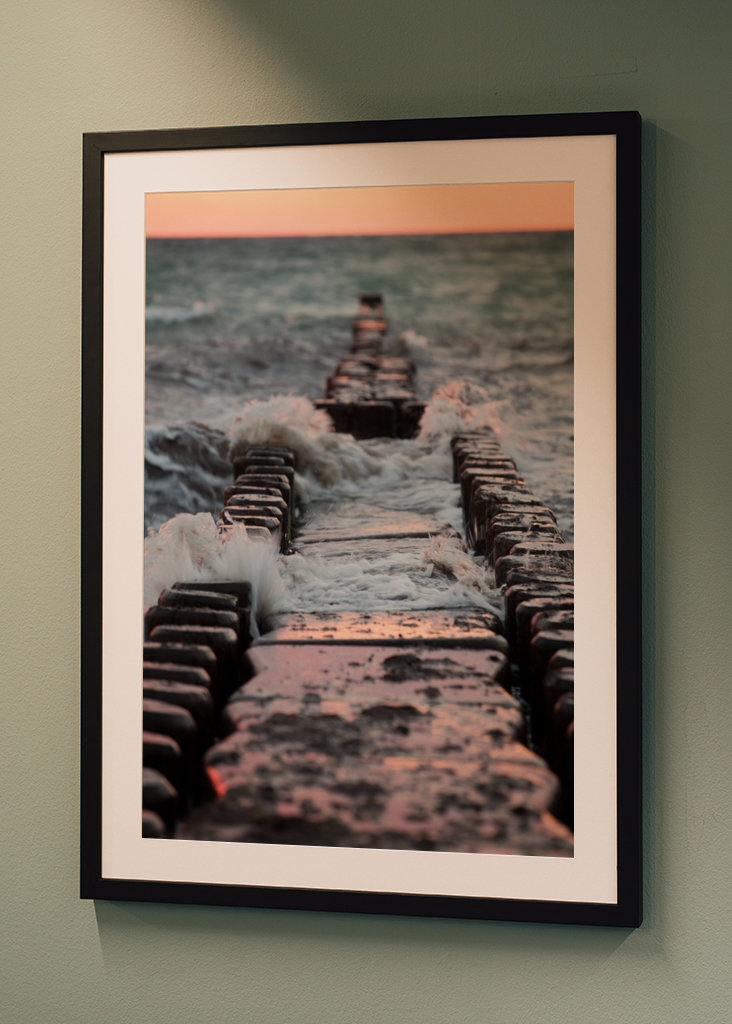 Buhnen am Ostseestrand