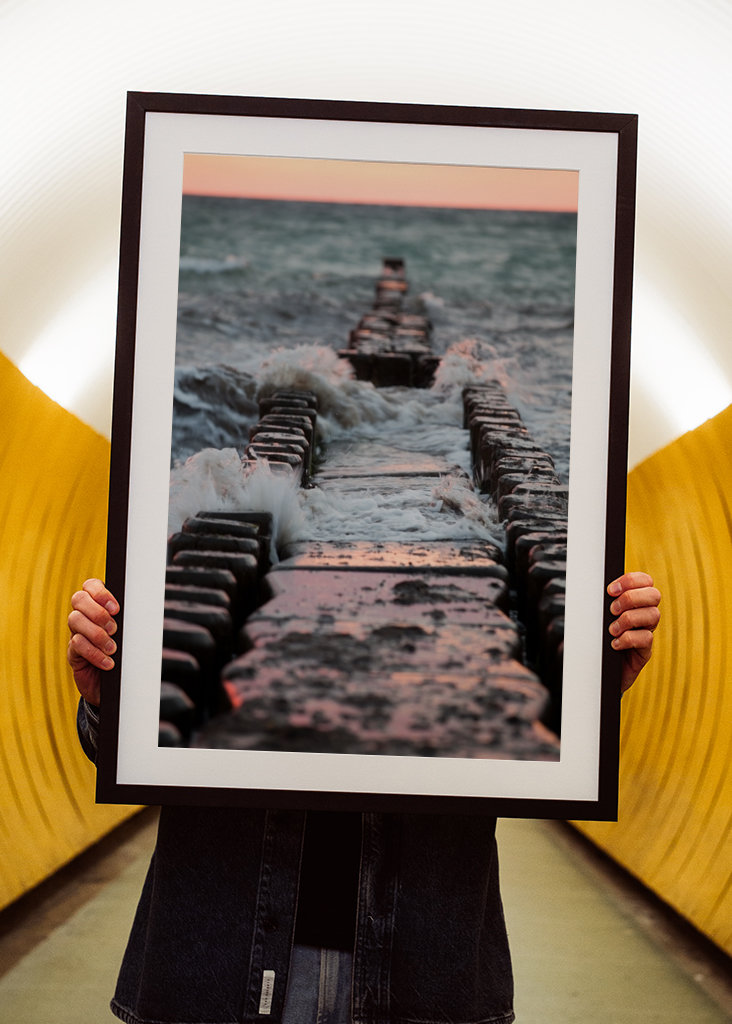 Buhnen am Ostseestrand