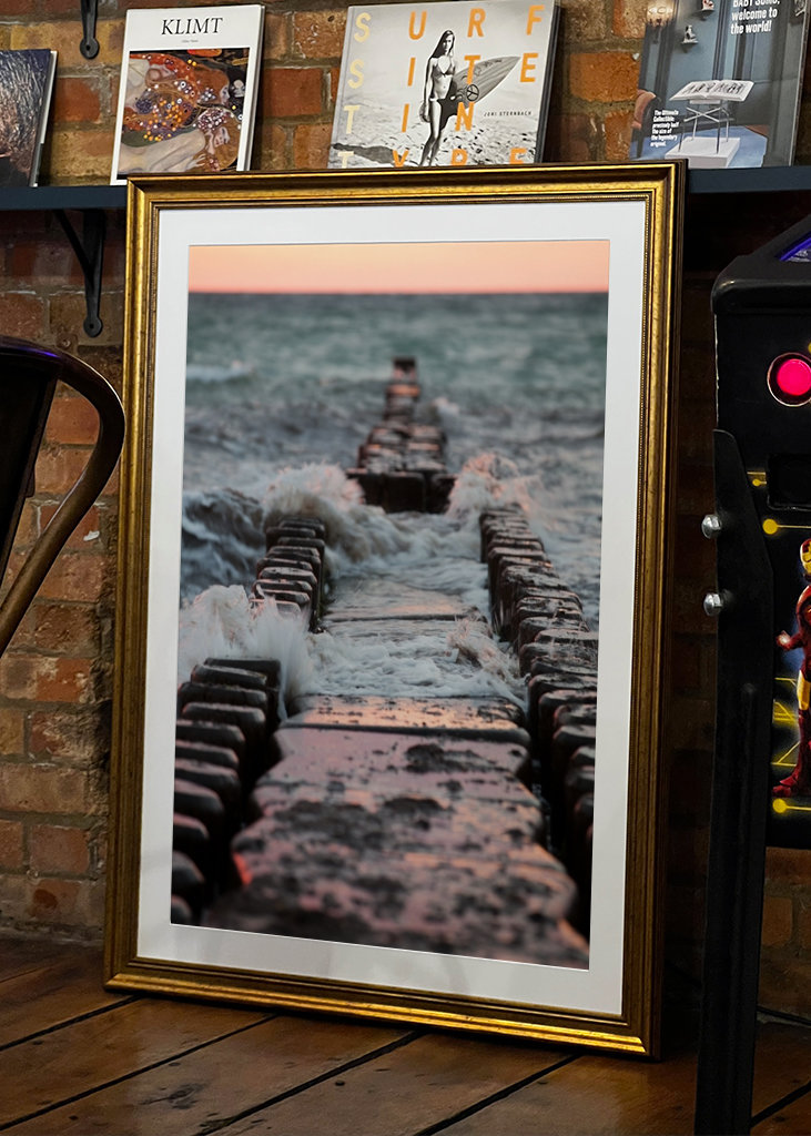 Buhnen am Ostseestrand