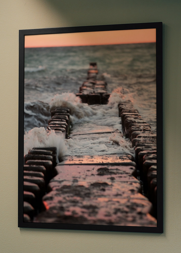 Buhnen am Ostseestrand