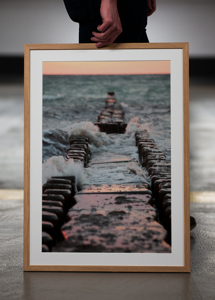 Buhnen am Ostseestrand