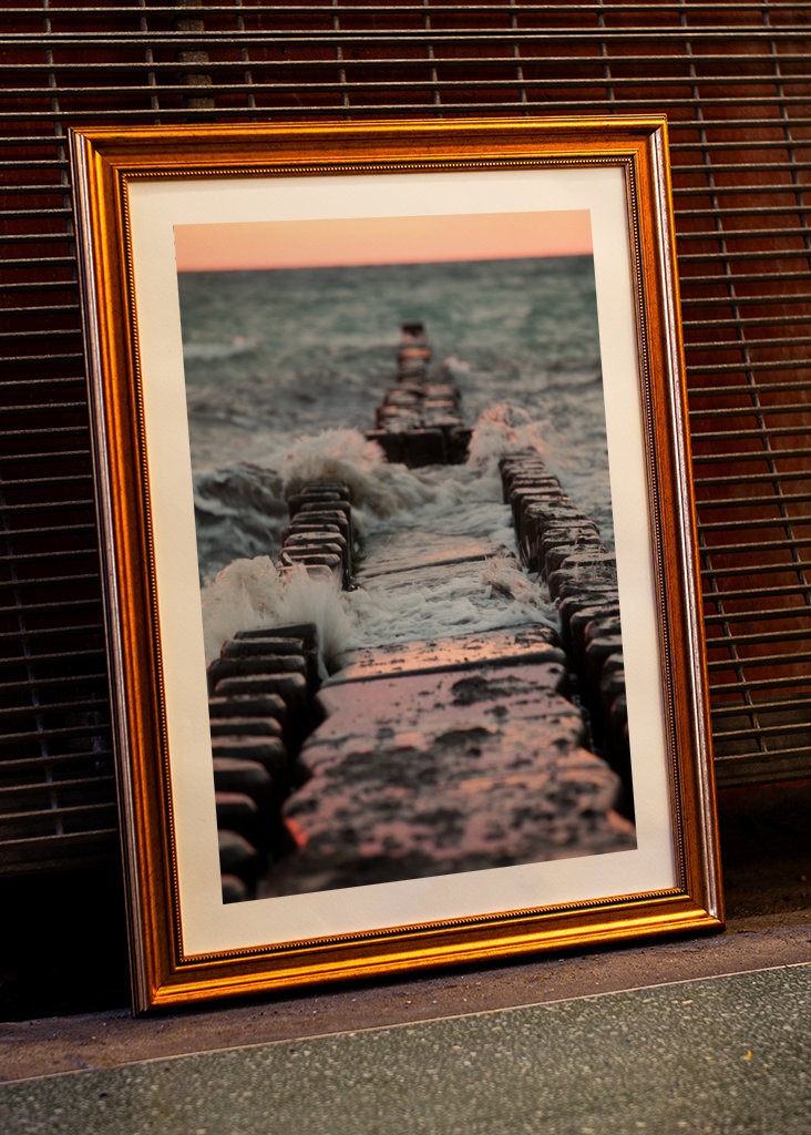 Buhnen am Ostseestrand